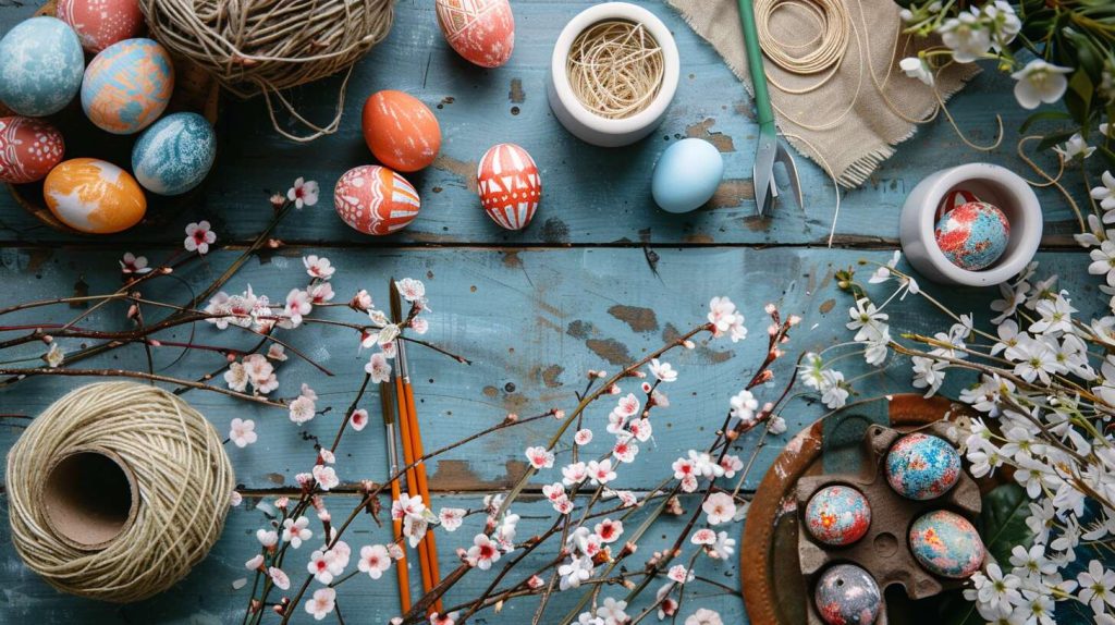 Déco de Pâques DIY : idées et tutoriels pour une table extérieure festive
