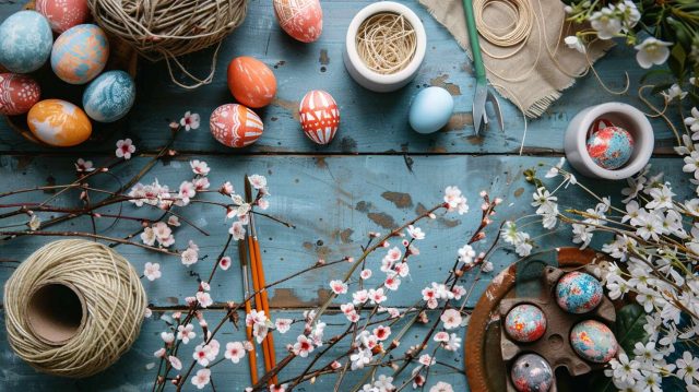 Déco de Pâques DIY : idées et tutoriels pour une table extérieure festive