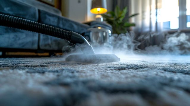 Nettoyer un tapis à la vapeur : guide complet avec bicarbonate et aspirateur