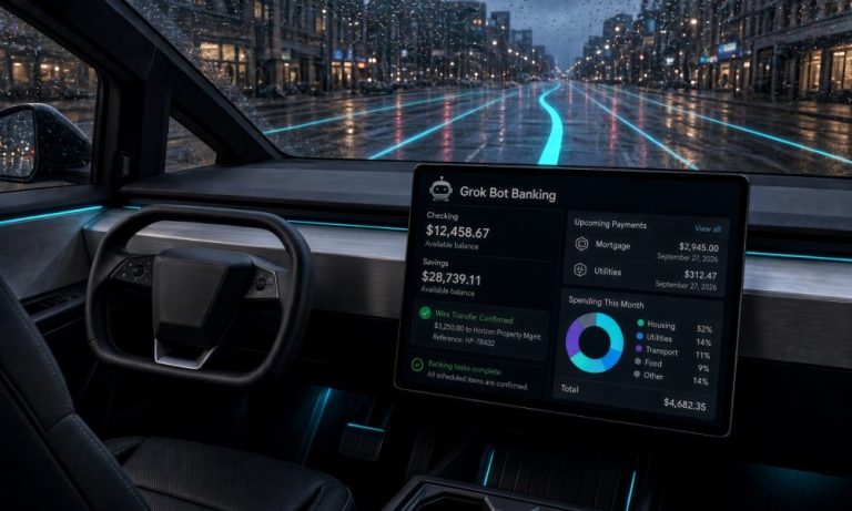 Elon Musk’s grok bot révolutionne la banque pendant que votre tesla fsd prend le volant